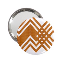 Wood Zigzag Texture 2 25  Handbag Mirrors by Bajindul