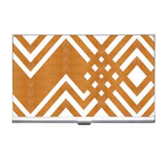 Wood Zigzag Texture Business Card Holder by Bajindul