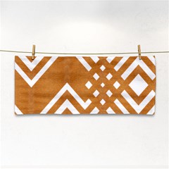 Wood Zigzag Texture Hand Towel by Bajindul