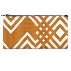 Wood Zigzag Texture Pencil Cases by Bajindul