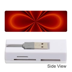 Abstract Background Design Red Memory Card Reader (stick) by Sudhe