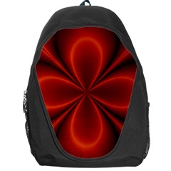 Abstract Background Design Red Backpack Bag by Sudhe