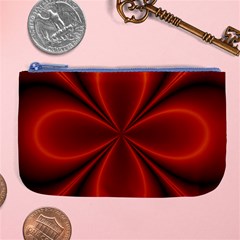 Abstract Background Design Red Large Coin Purse by Sudhe