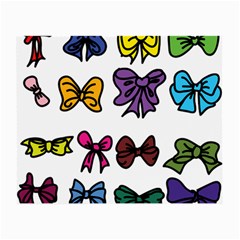 Bows Cartoon Ribbon Small Glasses Cloth (2 Sides)