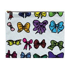 Bows Cartoon Ribbon Cosmetic Bag (XL)