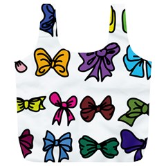 Bows Cartoon Ribbon Full Print Recycle Bag (XL)