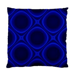 Abstract Background Design Blue Black Standard Cushion Case (one Side) by Sudhe