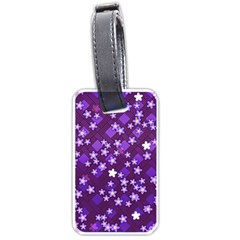 Ross Pattern Square Luggage Tag (one Side) by HermanTelo