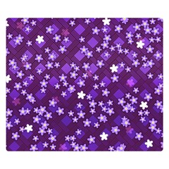 Ross Pattern Square Double Sided Flano Blanket (small) 