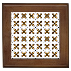 Pattern Orange Framed Tiles by HermanTelo