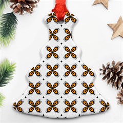 Pattern Orange Ornament (christmas Tree)  by HermanTelo