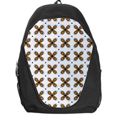 Pattern Orange Backpack Bag