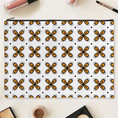 Pattern Orange Cosmetic Bag (xxxl)