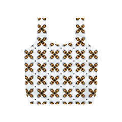 Pattern Orange Full Print Recycle Bag (s)