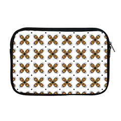 Pattern Orange Apple Macbook Pro 17  Zipper Case