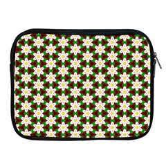 Pattern Flowers White Green Apple Ipad 2/3/4 Zipper Cases by HermanTelo