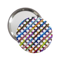 Rings Geometric Circles Random 2 25  Handbag Mirrors by HermanTelo