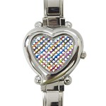 Rings Geometric Circles Random Heart Italian Charm Watch Front