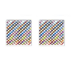 Rings Geometric Circles Random Cufflinks (square)