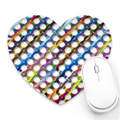 Rings Geometric Circles Random Heart Mousepads