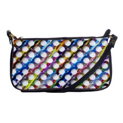 Rings Geometric Circles Random Shoulder Clutch Bag by HermanTelo