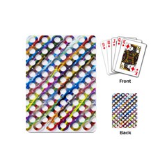 Rings Geometric Circles Random Playing Cards Single Design (mini)