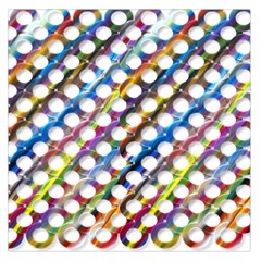 Rings Geometric Circles Random Large Satin Scarf (square)