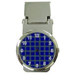 Background Pattern Design Geometric Money Clip Watches Front