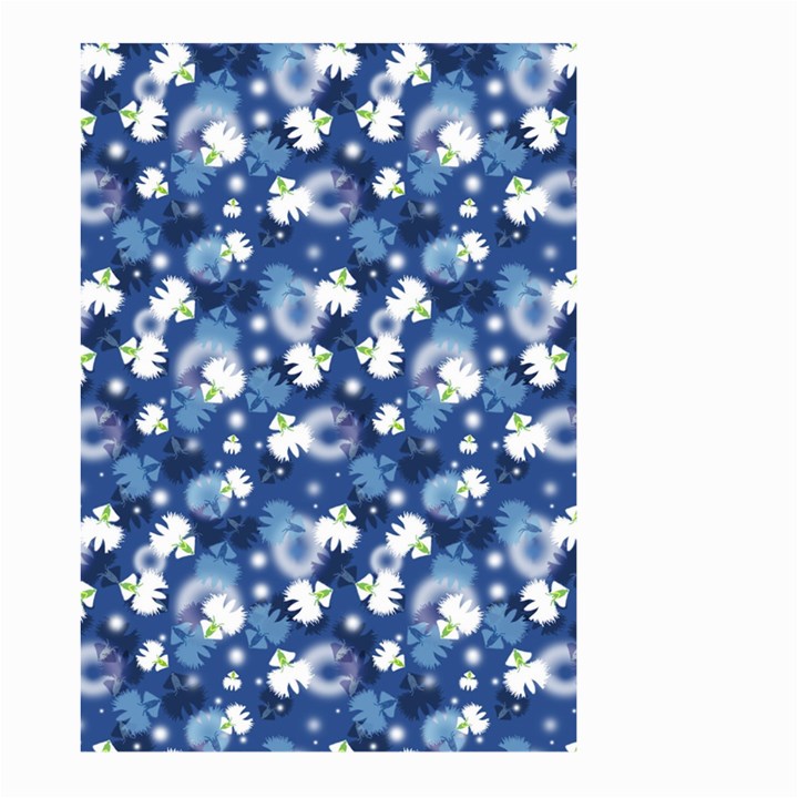 White Flowers Summer Plant Large Garden Flag (Two Sides)