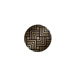 Geometric Pattern   Seamless Luxury Gold Vector 1  Mini Magnets Front