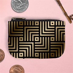 Geometric Pattern   Seamless Luxury Gold Vector Mini Coin Purse by Sudhe