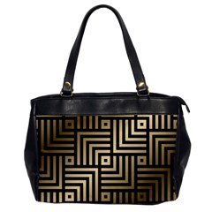 Geometric Pattern   Seamless Luxury Gold Vector Oversize Office Handbag by Sudhe