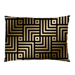 Geometric Pattern   Seamless Luxury Gold Vector Pillow Case (two Sides) by Sudhe