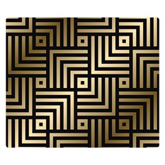 Geometric Pattern   Seamless Luxury Gold Vector Double Sided Flano Blanket (small)  by Sudhe