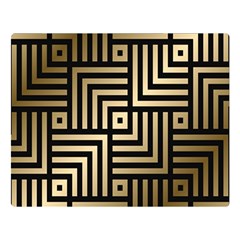 Geometric Pattern   Seamless Luxury Gold Vector Double Sided Flano Blanket (large)  by Sudhe