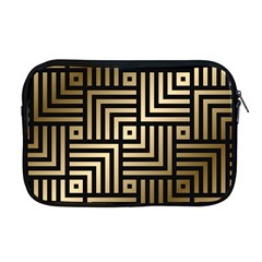 Geometric Pattern   Seamless Luxury Gold Vector Apple Macbook Pro 17  Zipper Case by Sudhe