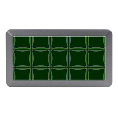 Background Pattern Design Geometric Green Memory Card Reader (mini) by Sudhe