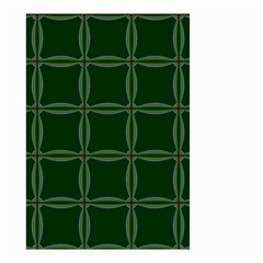 Background Pattern Design Geometric Green Small Garden Flag (two Sides) by Sudhe