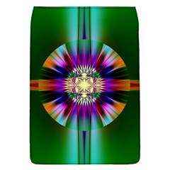 Abstract Art Fractal Creative Green Removable Flap Cover (l) by Sudhe