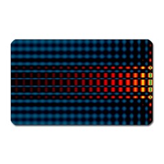 Signal Background Pattern Light Texture Magnet (rectangular) by Sudhe