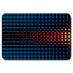 Signal Background Pattern Light Texture Large Doormat  by Sudhe