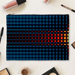 Signal Background Pattern Light Texture Cosmetic Bag (xl) by Sudhe