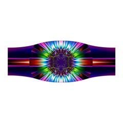 Abstract Art Fractal Creative Pink Stretchable Headband by Sudhe