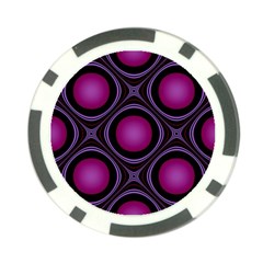 Abstract Background Design Purple Poker Chip Card Guard (10 Pack)