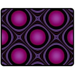 Abstract Background Design Purple Double Sided Fleece Blanket (medium)  by Sudhe