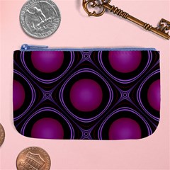 Abstract Background Design Purple Large Coin Purse by Sudhe