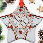 Artwork Fractal Allegory Art Floral Ornament (Star) Front