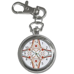 Artwork Fractal Allegory Art Floral Key Chain Watches by Sudhe