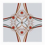 Artwork Fractal Allegory Art Floral Medium Glasses Cloth (2 Sides) Front