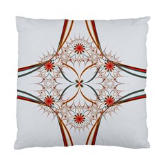 Artwork Fractal Allegory Art Floral Standard Cushion Case (one Side) by Sudhe